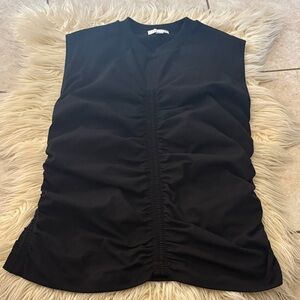 Topshop ruched sleeveless top